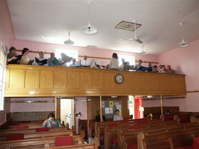 Picture taken inside the chapel - This photograph was taken when we were visited by some West
